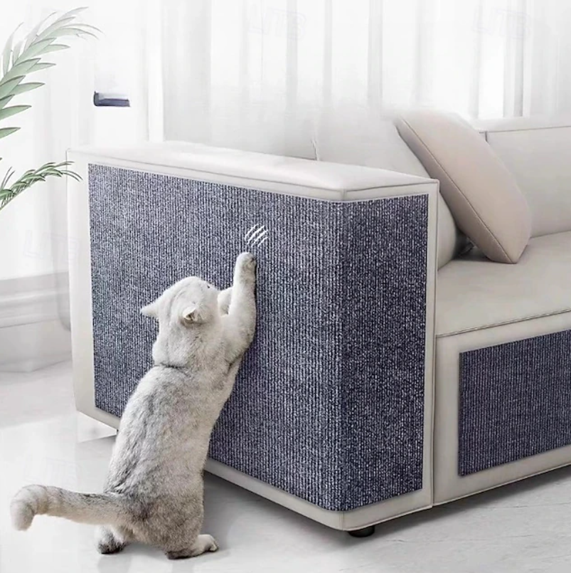 Pet Scratch Pad Wall Mat | Textured Surface Furniture Protection Cat Accessories-Cat Furniture Accessory-Sasha Sydney
