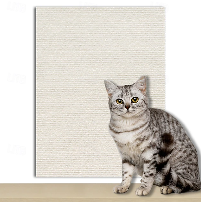 Pet Scratch Pad Wall Mat | Textured Surface Furniture Protection Cat Accessories-Cat Furniture Accessory-Sasha Sydney
