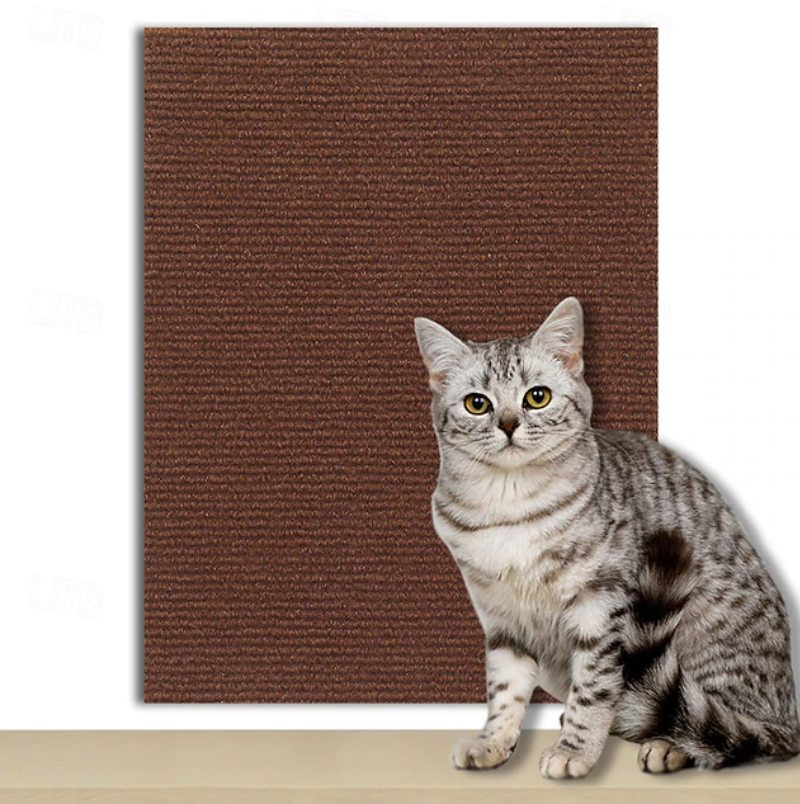 Pet Scratch Pad Wall Mat | Textured Surface Furniture Protection Cat Accessories-Cat Furniture Accessory-Sasha Sydney