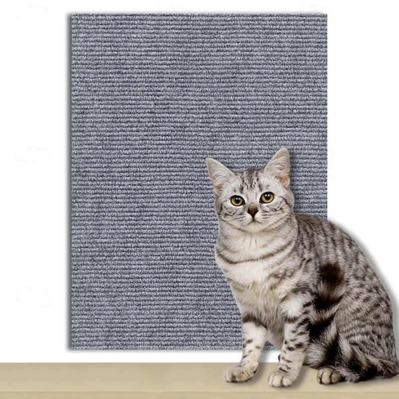 Pet Scratch Pad Wall Mat | Textured Surface Furniture Protection Cat Accessories-Cat Furniture Accessory-Sasha Sydney