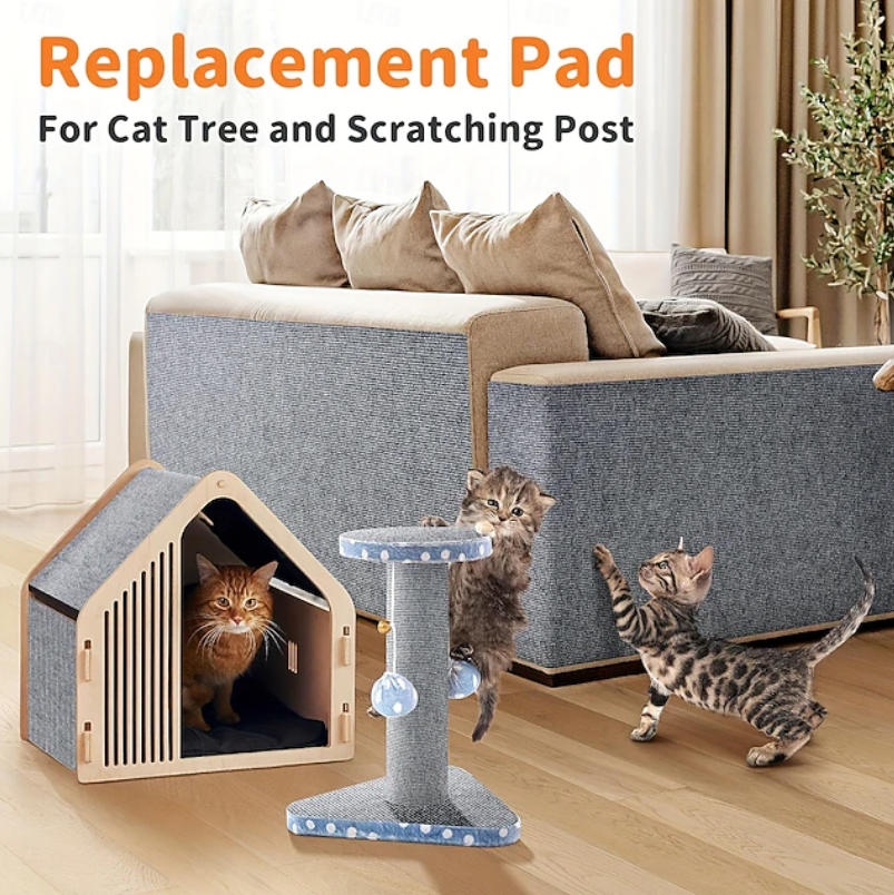 Pet Scratch Pad Wall Mat | Textured Surface Furniture Protection Cat Accessories-Cat Furniture Accessory-Sasha Sydney