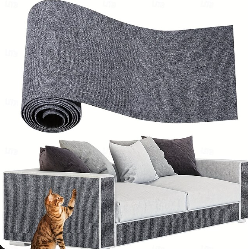 Pet Scratch Pad Wall Mat | Textured Surface Furniture Protection Cat Accessories-Cat Furniture Accessory-Sasha Sydney