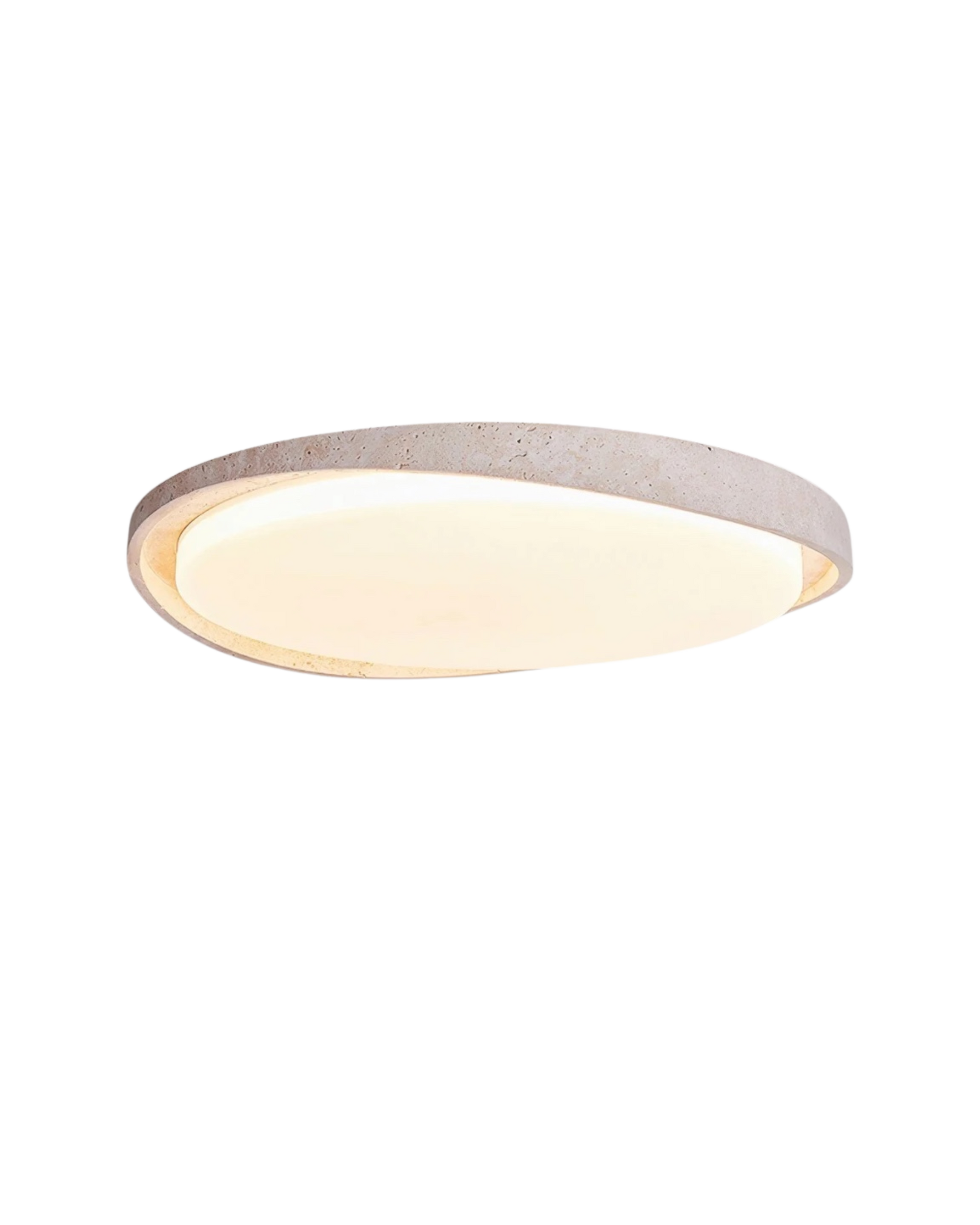 Oval Flush Mount Ceiling Light | Modern Ambient Lighting-Ceiling Light-Sasha Sydney