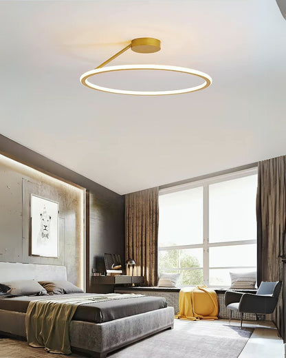 Halo Ceiling Light | Modern Ring Design Ambient Lighting-Ceiling Light-Sasha Sydney