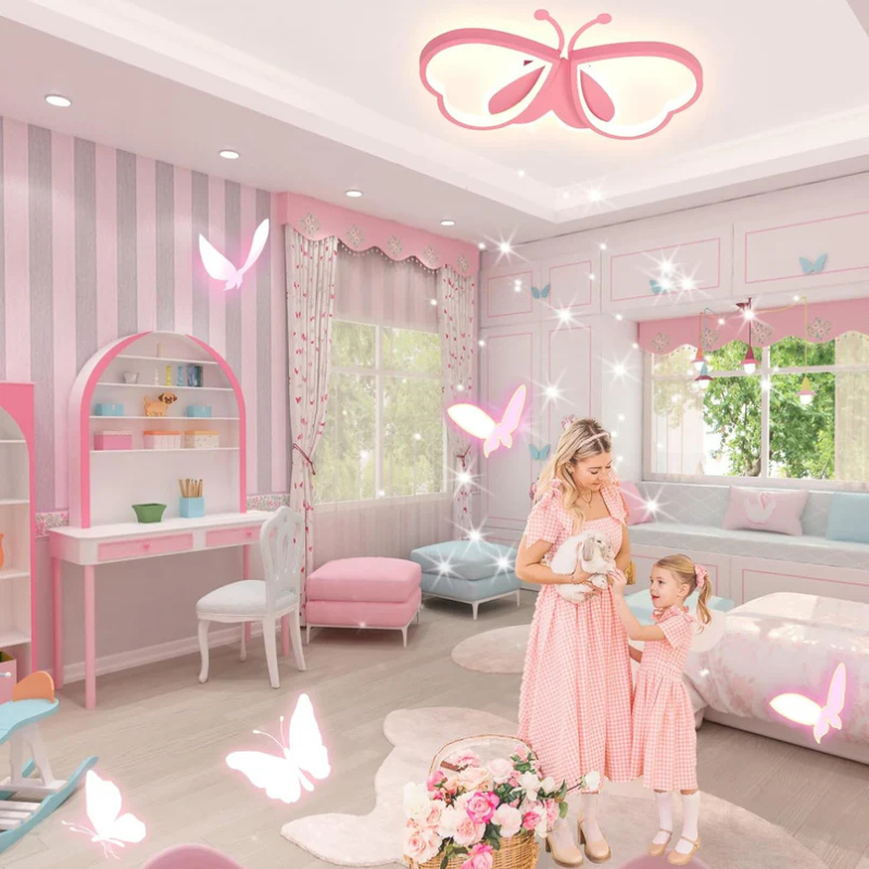 Ceiling Light | Butterfly LED Bedroom Light-Ceiling Lamp-Sasha Sydney