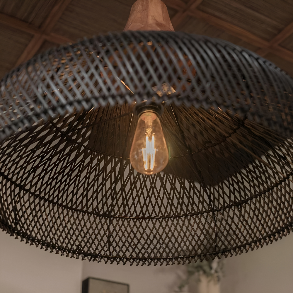 Rattan Pendant Light | Ceiling Hanging Light-Pendant Light-Sasha Sydney
