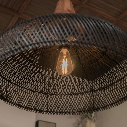 Rattan Pendant Light | Ceiling Hanging Light-Pendant Light-Sasha Sydney