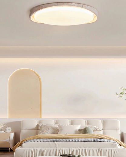 Oval Flush Mount Ceiling Light | Modern Ambient Lighting-Ceiling Light-Sasha Sydney