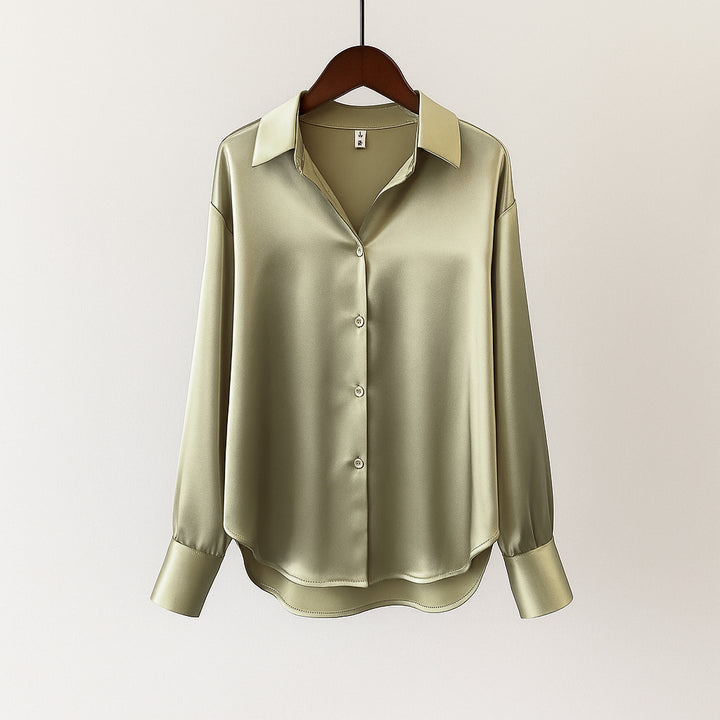 Zoe | Women Satin Shirt | Elegant Comfort