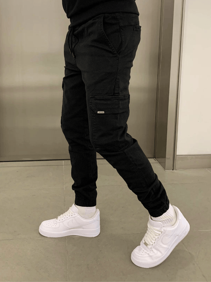 Caleb | Men Tapered Cargo Joggers | Functional Comfort
