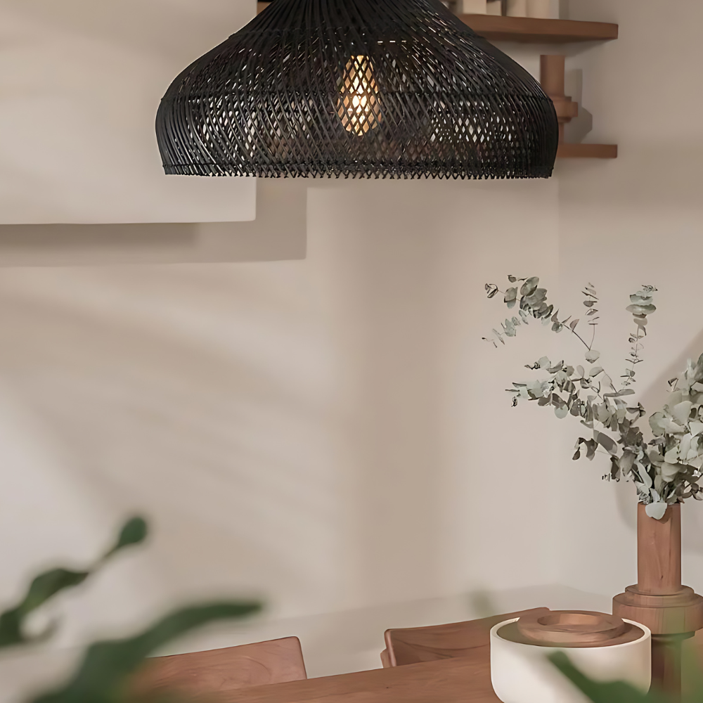 Rattan Pendant Light | Ceiling Hanging Light-Pendant Light-Sasha Sydney