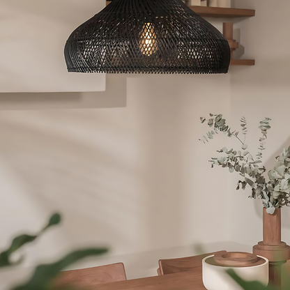 Rattan Pendant Light | Ceiling Hanging Light-Pendant Light-Sasha Sydney