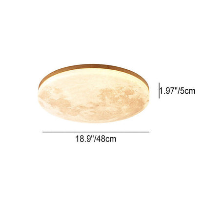 Flush Mount Ceiling Light | Moon LED Light-Ceiling Light-Sasha Sydney
