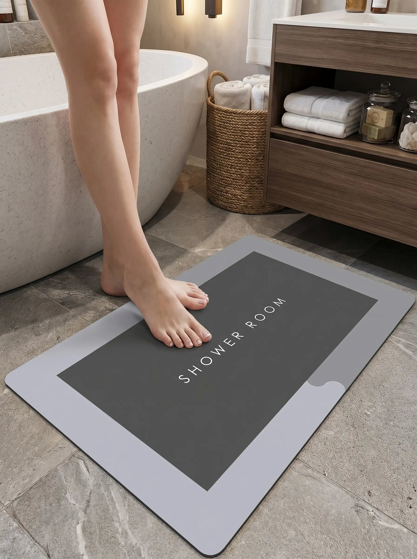 Bath Mat | Non Slip Bath Mat-Bathroom Mat-Sasha Sydney