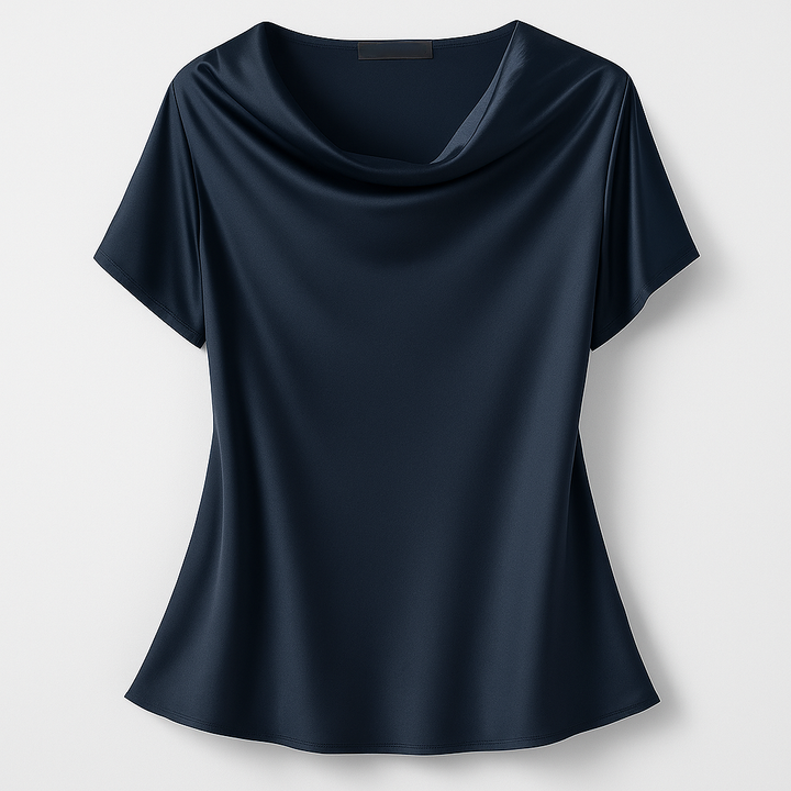 Piper | Women Draped Blouse | Casual Elegance