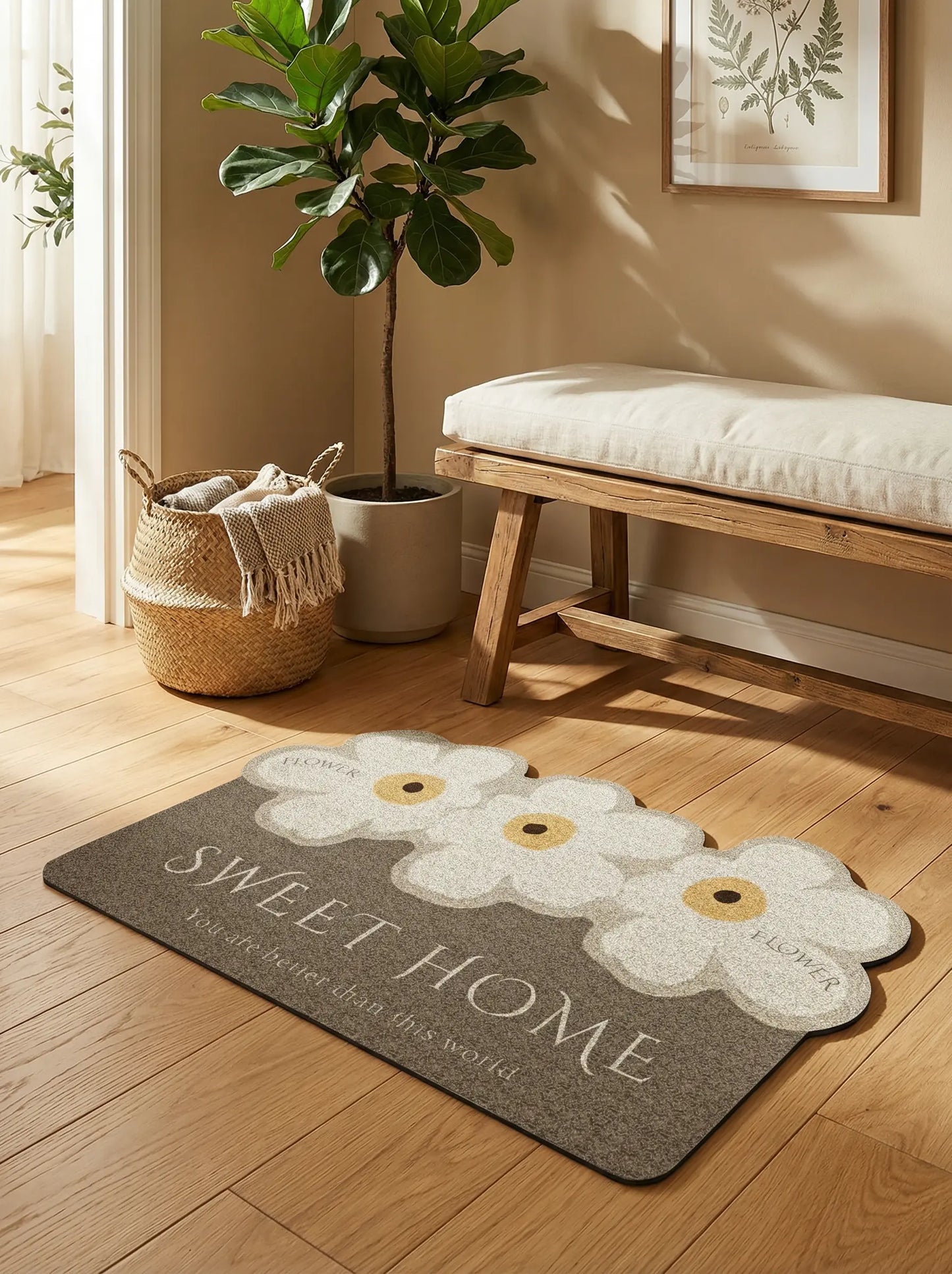 Modern Front Door Mat | Non Slip Dirt Trapping Entryway Use-Door Mat-Sasha Sydney