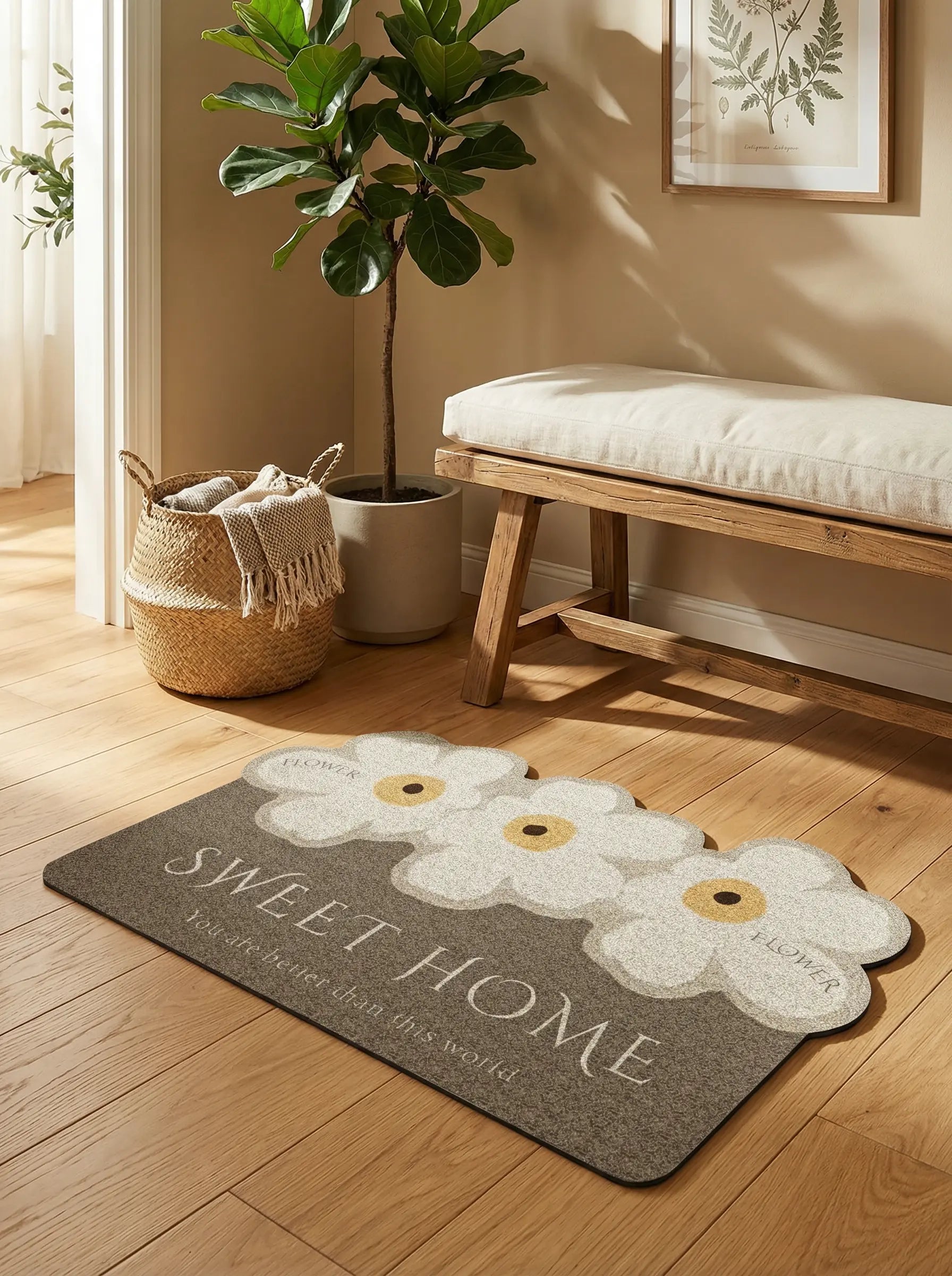 Modern Front Door Mat | Non Slip Dirt Trapping Entryway Use-Door Mat-Sasha Sydney