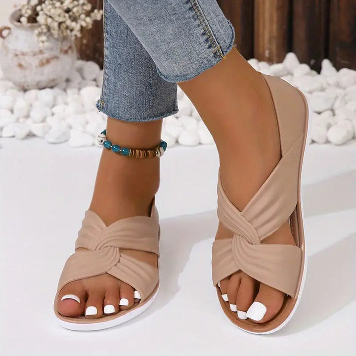 Lila | Women’s Elegant Comfort Slide Sandals | Casual Chic
