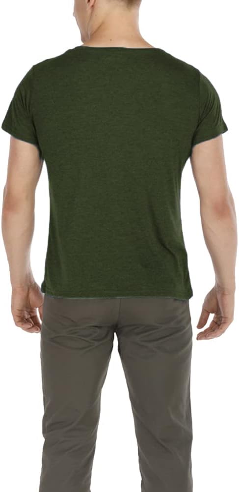Men Kangaroo Baby Carrier T Shirt | V Neck Short Sleeve Infant Carrying-Baby Carrier-Sasha Sydney