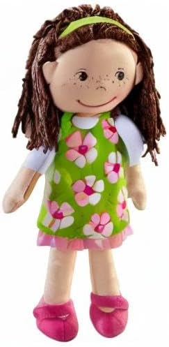 Girls Floral Print Doll Toy | Yarn Hair Textile Doll Playtime Activities-Doll-Sasha Sydney