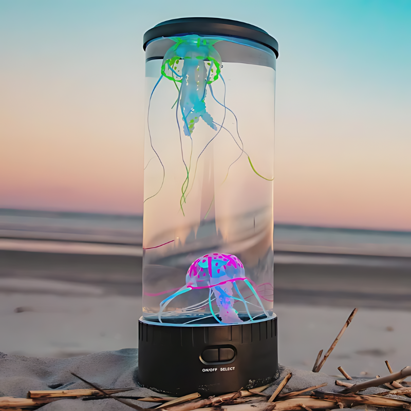 Jellyfish Lava Lamp | Color Changing Ambient Mood Lighting-Table Lamp-Sasha Sydney