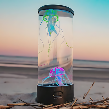 Jellyfish Lava Lamp | Color Changing Ambient Mood Lighting-Table Lamp-Sasha Sydney