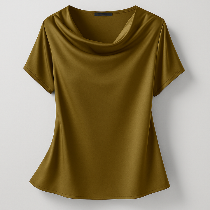 Piper | Women Draped Blouse | Casual Elegance