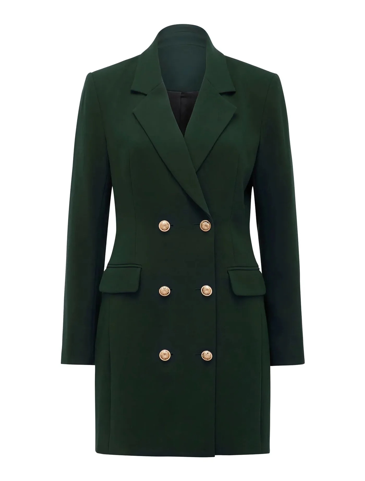 Elegant Women’s Dress | Double Button Blazer Design