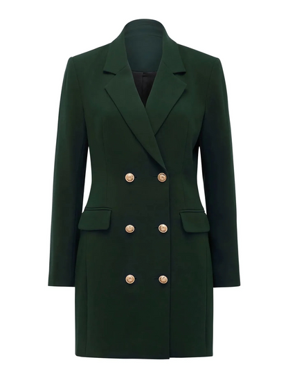 Elegant Women’s Dress | Double Button Blazer Design