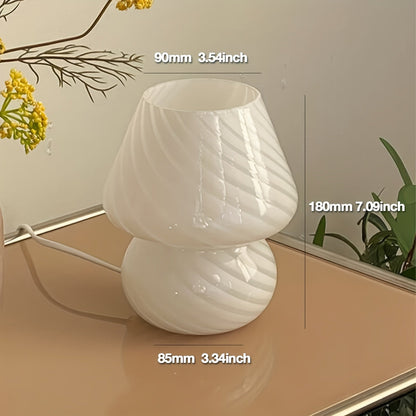 Table Lamp | Spiral Mushroom Bedside Lamp-Table Lamp-Sasha Sydney