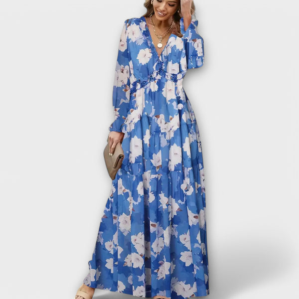 Chloe | Women Floral Maxi Dress | Lightweight & Elegant