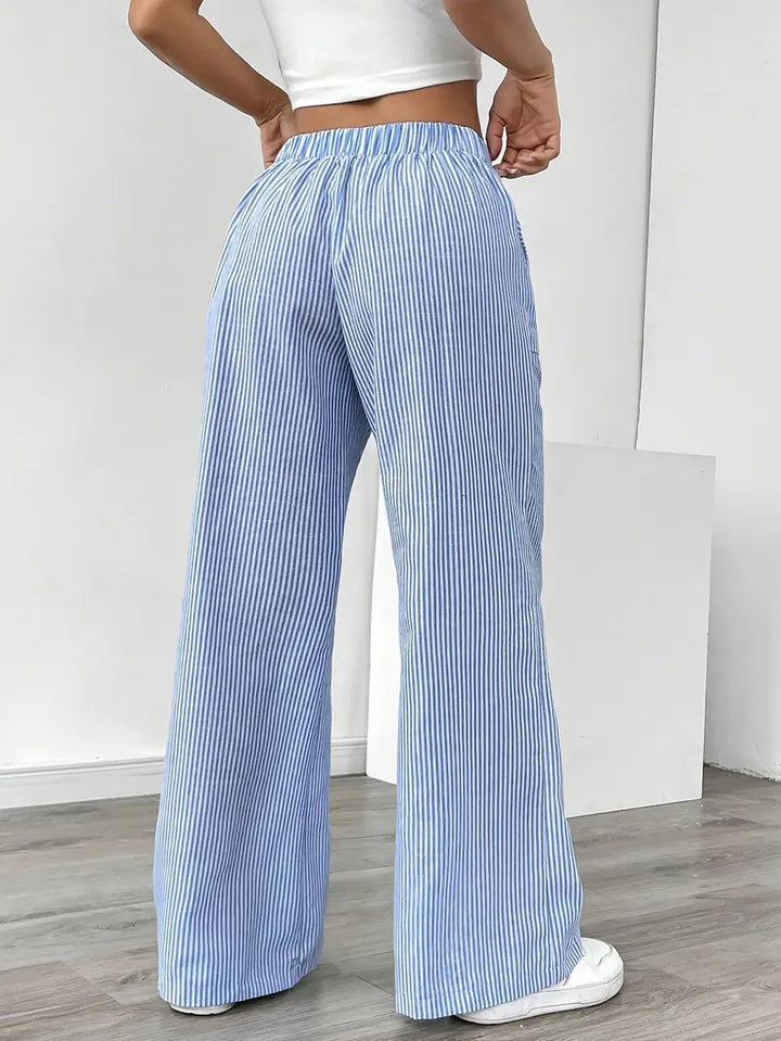 Alina | Women's Striped Pants | Comfortable & Flattering