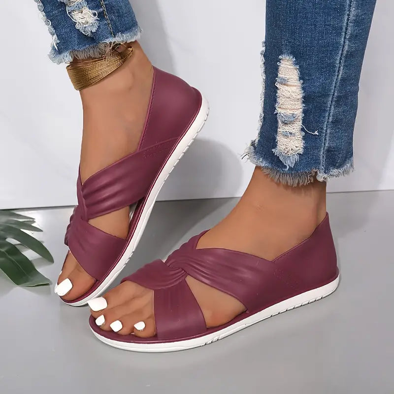 Lila | Women’s Elegant Comfort Slide Sandals | Casual Chic