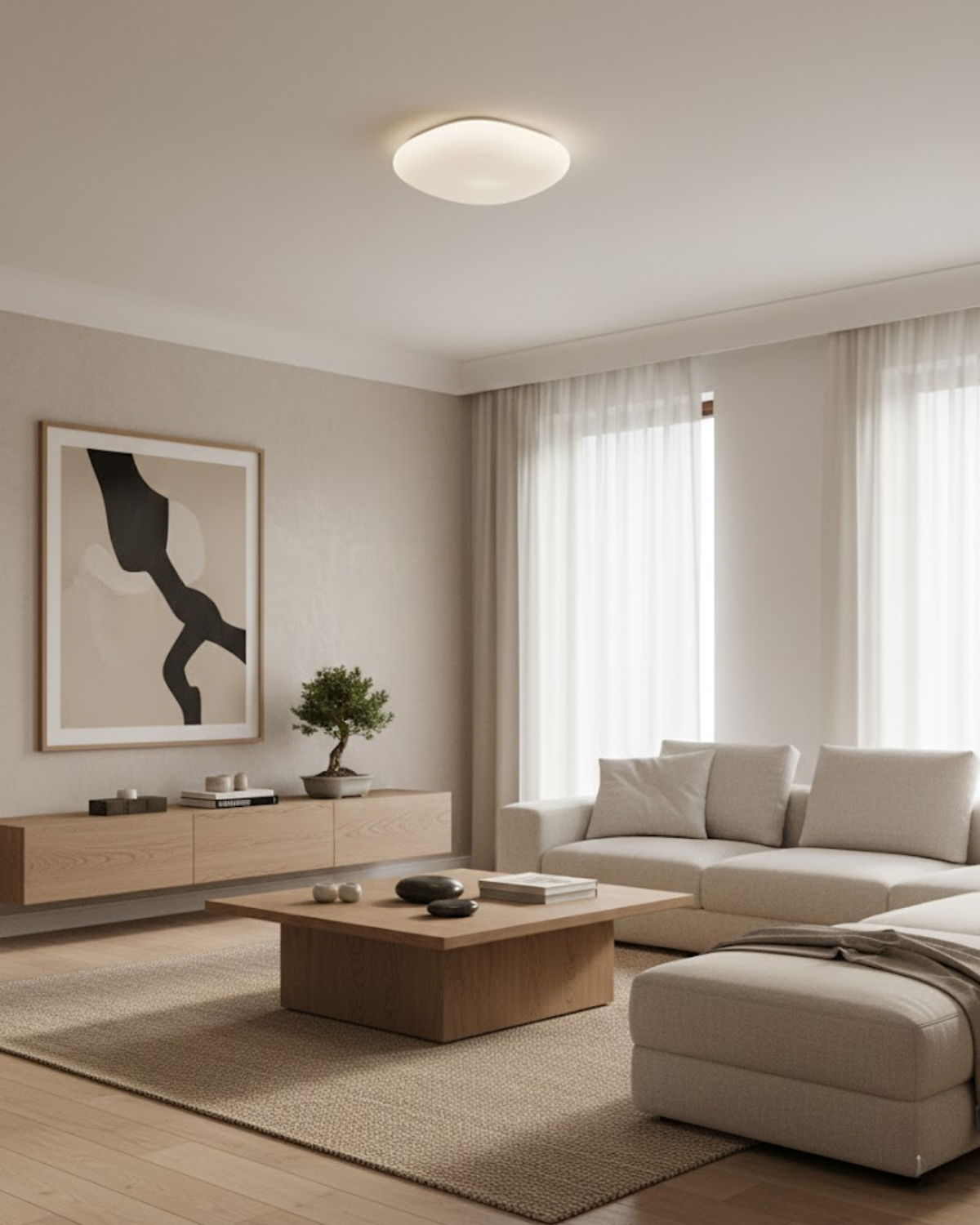 Flush Ceiling Light | LED Ceiling Light-Ceiling Light-Sasha Sydney