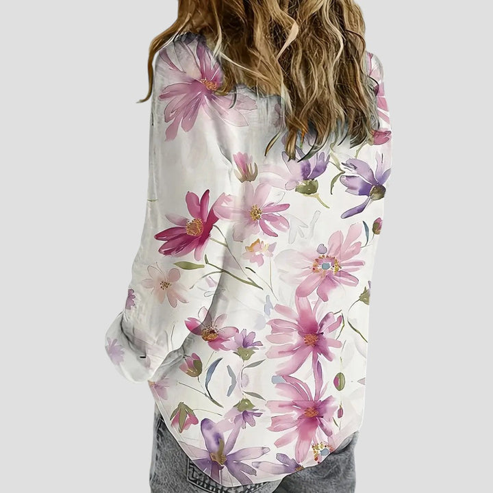 Emery | Women Floral Blouse | Breathable Versatility