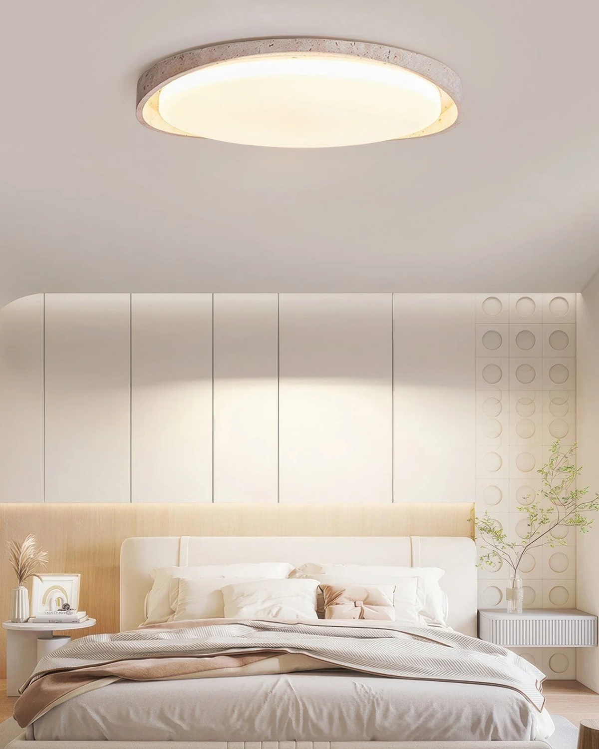 Oval Flush Mount Ceiling Light | Modern Ambient Lighting-Ceiling Light-Sasha Sydney