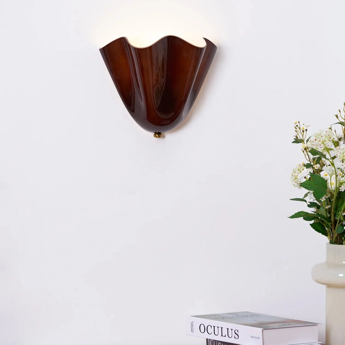 Wall Lights for Bedroom | Glass Wall Sconce-Wall Light-Sasha Sydney
