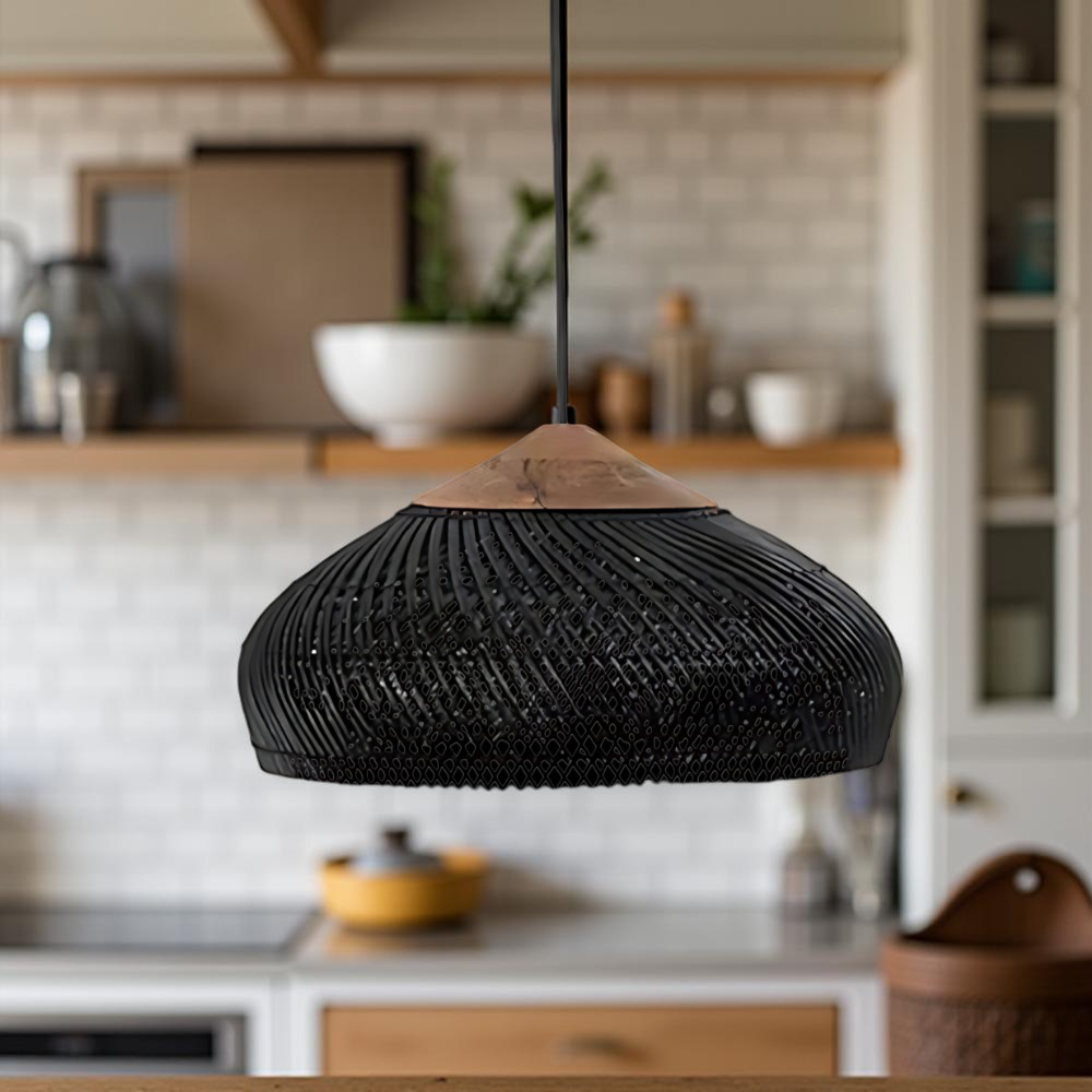 Rattan Pendant Light | Ceiling Hanging Light-Pendant Light-Sasha Sydney