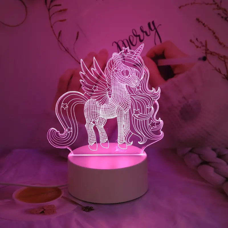Unicorn Night Light | LED Decorative Lamp-Night Light-Sasha Sydney