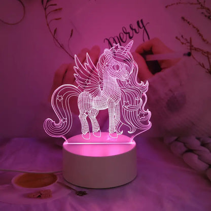 Unicorn Night Light | LED Decorative Lamp-Night Light-Sasha Sydney