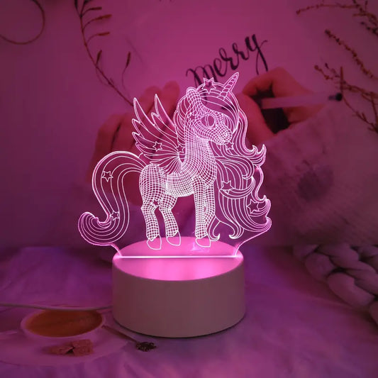 Unicorn Night Light | LED Decorative Lamp-Night Light-Sasha Sydney