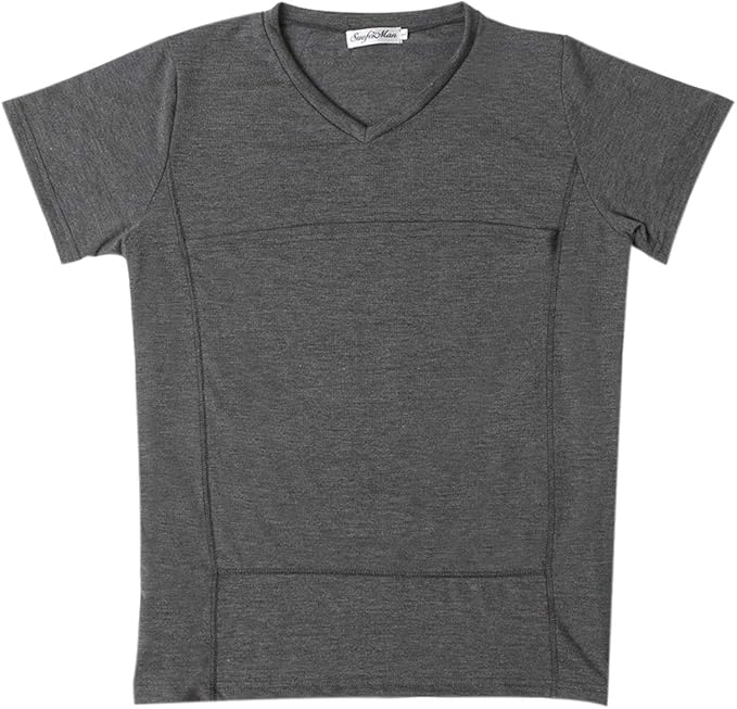 Men Kangaroo Baby Carrier T Shirt | V Neck Short Sleeve Infant Carrying-Baby Carrier-Sasha Sydney