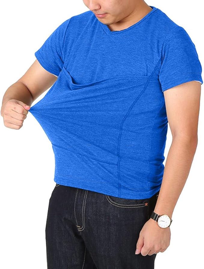 Men Kangaroo Baby Carrier T Shirt | V Neck Short Sleeve Infant Carrying-Baby Carrier-Sasha Sydney