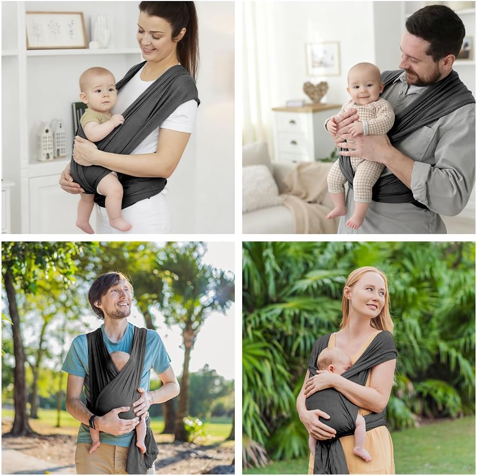 Baby Wrap Carrier Sling | Front Carry Infant Carrier Daily Use-Baby Carrier-Sasha Sydney