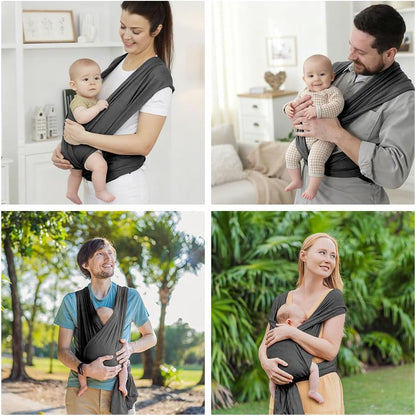 Baby Wrap Carrier Sling | Front Carry Infant Carrier Daily Use-Baby Carrier-Sasha Sydney