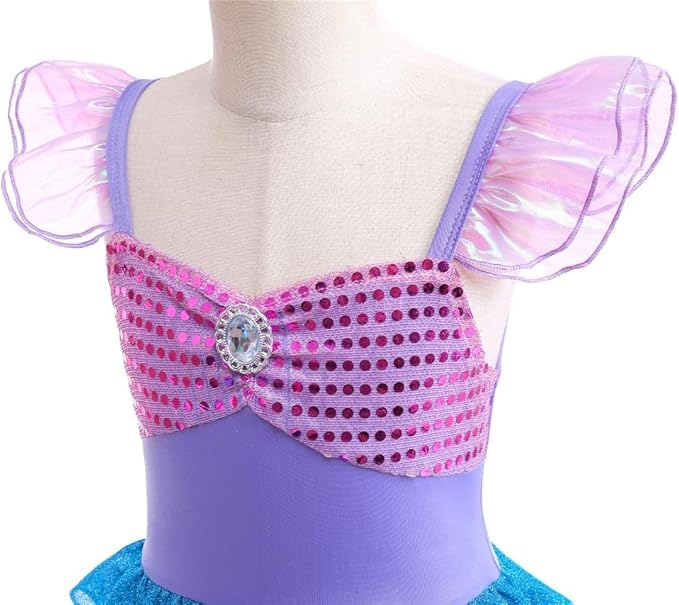 Ocean Princess Costume | Kids Little Mermaid Costume