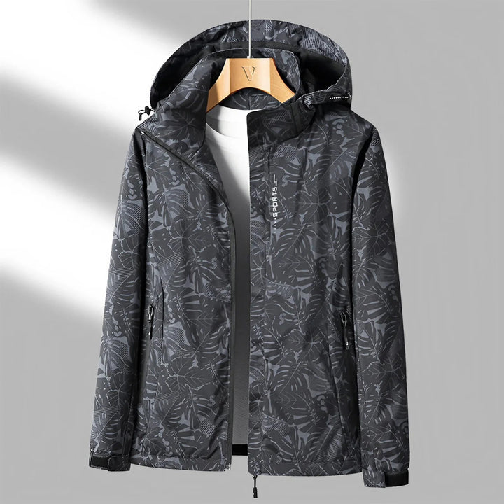 Joana | Women's Windproof Softshell Jacket | Chic Botanical Print