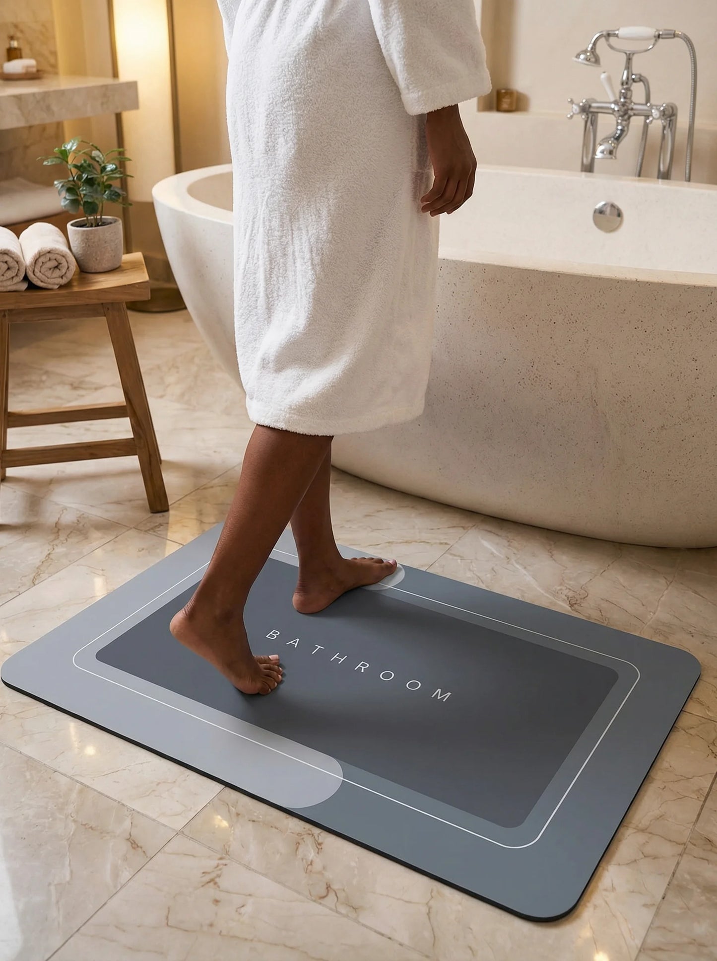 Bath Mat | Non Slip Bath Mat-Bathroom Mat-Sasha Sydney