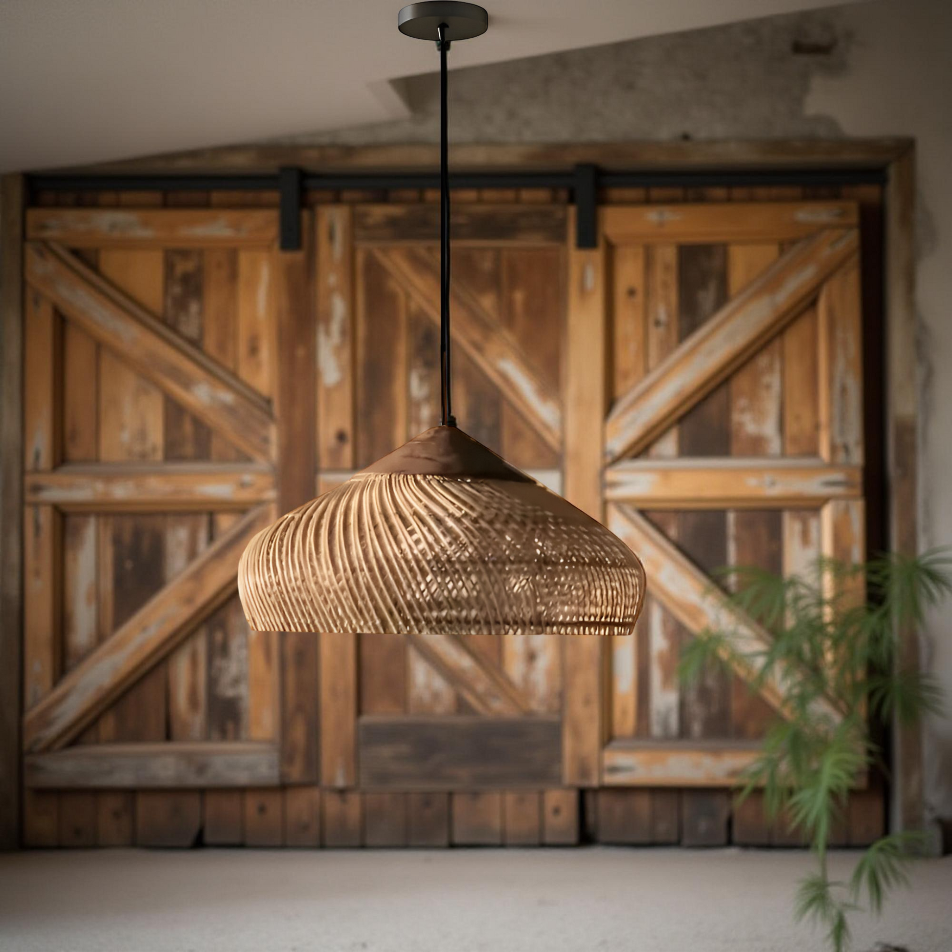Rattan Pendant Light | Ceiling Hanging Light-Pendant Light-Sasha Sydney