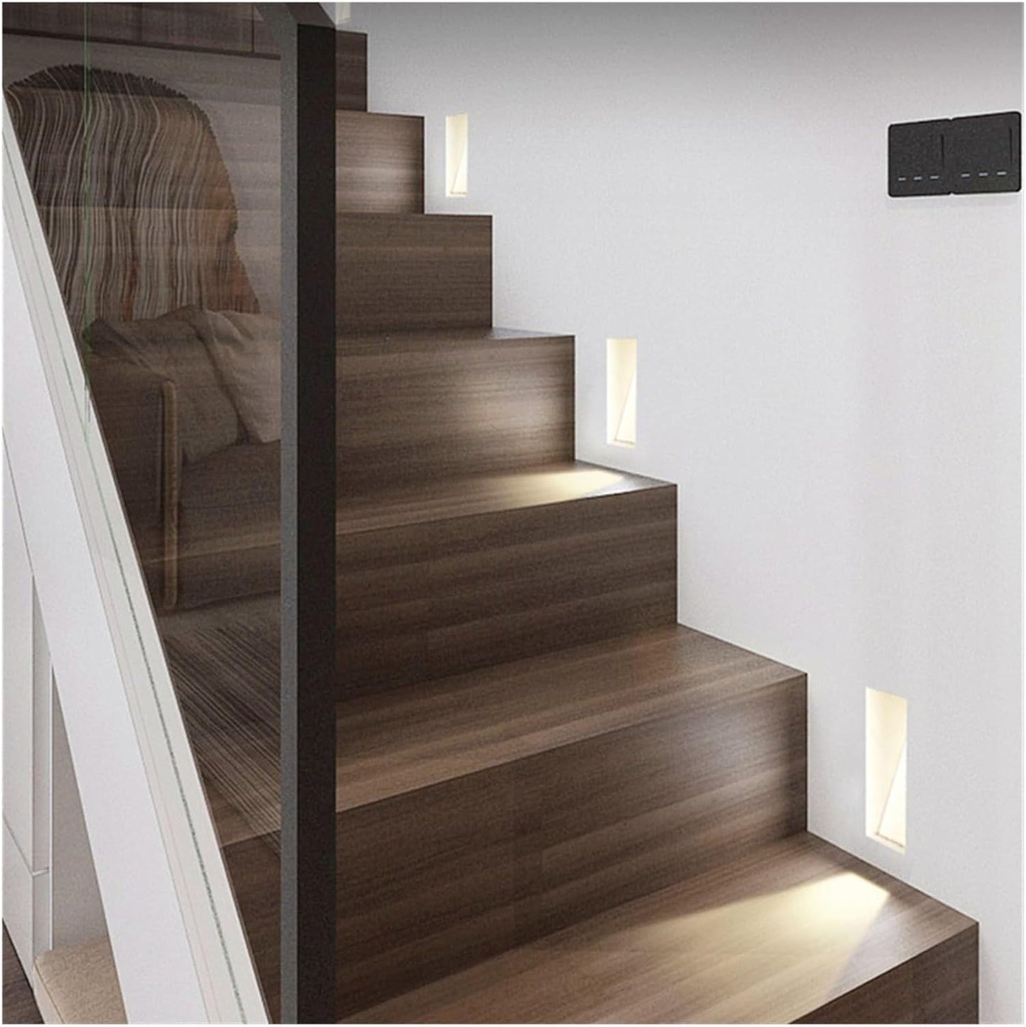 Stair Lights | Modern Step Wall Lights-Wall Light-Sasha Sydney